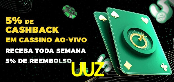 Promoções do cassino ao Vivo UUZ